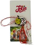 Jolie Martisor pentru copii, Jolie, Material Metal, Ambalaj Carton cu Design, Dimensiune Brosa Aproximativ 2x2 cm, Model Buburuza, Multicolor (134706)