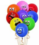 Flippy Set 10 Baloane, Flippy, Model Emoji, din Latex, 25 cm, Multicolor (162106)