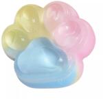 Flippy Jucarie Antistres Squishy, Flippy, cu Revenire Lenta, Squeeze Pinch Family, Model Cat Paw, 6.5 x 6 cm, din Tpr, 4-6 Ani, Model Curcubeu, Multicolor cu Insertii (136091)