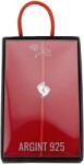 Flippy Bratara Argint 925 pentru Dama, Jolie, Model Picioruse, Martisor Bratara de 1 Martie, Pandativ Argintiu cu Snur Rosu (165597)