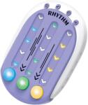 Flippy Jucarie Interactiva, Flippy, Tip Jocuri Ritmice, +3 Ani, din ABS, 8 Niveluri de Joc, 9.5 x 2.5 x 13.6 cm, Mov (133608)