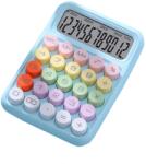 Flippy Calculator Electronic pentru Copii, Flippy, Calculator Dragut pentru Scoala Primara, Ecran mare 12 digits si Tastatura Mecania, 16 x 11 x 2 cm, Albastru (137450)