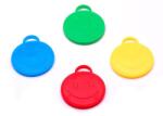 Flippy Set 4 Greutati pentru Baloanele cu Heliu, Flippy, 32 grame, 8 grame Fiecare, Plastic, Forma Smiley Face, Multicolor (131970)