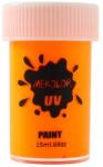 Flippy Vopsea pentru Fata si Corp, Flippy, cu Pigment Fosforescent UV, 15 ml, Portocaliu (163004)