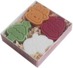 Flippy Set 4 Lumanari Parfumate, Flippy, Model Craciun, din Parafina, 10.2 x 9.1 x 2.7 cm, Multicolor (133994)