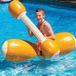 Flippy Colac de inot gonflabil sub forma de pluta + vasla gonflabila , Joc pentru piscina, Flippy (116231)