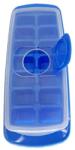 Flippy Forma pentru cuburi de gheata Flippy, 14 cuburi, reutilizabil, plastic alimentar, cu capac, orificiu umplere, dreptunghiulara, 29.5 x 12.5 x4 cm, albastru (125158)