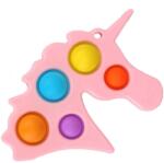 Flippy Jucarie Antistres Flippy - Fidget Toy, Simple Dimple, Unicorn, Roz (103346)