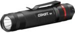 Coast Lanterna LED COAST G45 cu fascicul spot BULLS-EYE, 400 lumeni, 2 moduri lumina, rezistenta la apa si impact, 3 baterii AAA incluse, clips prindere laterala, negru