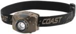 Coast Lanterna frontala LED COAST FL70R, focus ajustabil, 515 lumeni, 3 moduri lumina, rezistenta la apa & praf, acumulator + 3 baterii AAA incluse, cablu alimentare USB-C inclus, maro