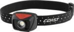 Coast Lanternă frontală COAST PS60 Polysteel - 400 lumeni, rezistentă la apa si praf (IP54), 3 moduri de iluminare, 3 baterii AAA incluse