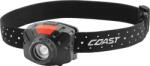 Coast Lanternă Frontală LED Reîncărcabilă COAST FL60R, 455 lumeni, CRI 90, Dual Power, protectie praf si apa (IP54), Cutie Cadou, Neagră
