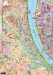  Budapest kerületek falitérképei - EGYEDI NYOMTATÁS - 120*86 cm - térképtűvel szúrható, keretezett