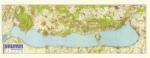  Balaton falitérkép (1939) 180*65 cm - íves papír