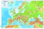  Európa domborzata 65*45 cm - térképtűvel szúrható, keretezett