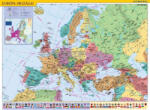  Európa országai / Európa gyerektérkép 65*45 cm - mágnessel jelölhető, keretezett