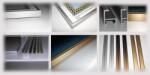 Fém Képkeretléc Eloxált Aluminium 3m Hosszú Matt Ezüst
