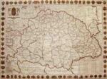  A Magyar Szent Korona Országai 1914 falitérkép antik színű 100*70 cm - vízálló, szakadásálló