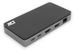 ACT AC7093 Stație de andocare USB-C 4K MST Argintiu (AC7093)