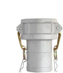 NAKAYAMA Cuplaj adaptor robinet aluminiu exterior 2" - interior 2", cu furtun, tip C (GH6742)
