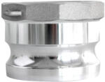 NAKAYAMA Cuplaj adaptor robinet aluminiu exterior 2" - interior 2", tip A (GH6732)