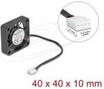 Delock Axiális ventilátor 12 V DC, 40 x 40 x 10 mm fekete (67293)