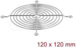 Delock Szellőző rács 120 x 120 mm ezüst (67308)