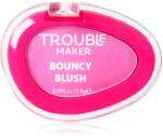 Trouble Maker Bouncy Blush púderes arcpír árnyalat Bounce Hot Pink 2.8 g
