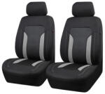Autolife AD9341-2G 2DB-os Univerzális üléshuzat 1+1 - Légzsákos - Tároló zsebbel - szürke-fekete (01174) - olaj