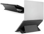 Spigen Slim Fold Laptop Tartó Spigen LD201-S7 - Összecsukható, Vékony, Stabil, Csúszásgátló, Ragasztásmentes, Akár 16" méretig - Fekete