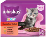 Whiskas Krémes Klasszikus Válogatás Junior Alutasakos Macskaeledel Szószban (Marha, Csirke, Baromfi, Bárány) - 12x85 g