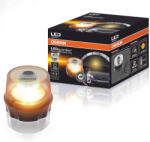 OSRAM LEDguardian Road Flare Signal TA20 NXT figyelmeztető fény újratölthető Li-ion akkumulátorral, 360°-os, IP54 védelem, mágneses professzionális figyelmeztető LED lámpa, LEDSL107 (LEDSL107)