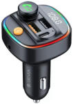 DEVIA C4S Bluetooth FM Transmitter és 30W PD autós gyorstöltő - zene, hívás és töltés egyben