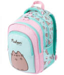 St. Majewski Ghiozdan St. Majewski Pusheen, 40cm, 4 compartimente, verde menta cu roz, BPL58 / 663178 (G601)