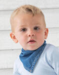 BabyBugz Bébi előke BabyBugz Baby Rocks Denim Bandana Bib Egy méret, Farmer kék (Denim)