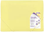 STRIGO Mapa plastic cu elastic A4 Strigo SF045, Galben pastel (SF045)