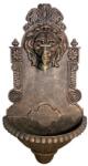 Strend Pro Kerti mosogató, öntöttvas, antik bronz, 41x21x76.5 cm, Strend Pro