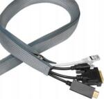 LogiLink Husa cabluri Logilink KAB0071 1m poliester gri 30mm (kab0071)