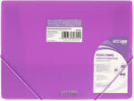 STRIGO Mapa plastic cu elastic A4 Strigo SF098, Mov neon (SF098)
