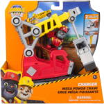 Spin Master Jucarie creativa Spinmaster Spin Master Rubble & Crew - Charger's 2-in-1 Mega Crane, toy vehicle with removable excavator claw, jackhammer and Charger dog figure (6073295)