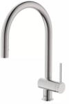 Roca Baterie bucatarie ONA A5A811FSM0, inalta, tip C, dus, mat, Otel satinat (A5A811FSM0)