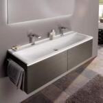 Geberit Dulap baza pentru lavoar suspendat Geberit Xeno2 gri 2 sertare 140 cm (500.348.43.1) - bagno