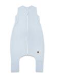 MimiNu by Kieczmerski MimiNu, Soft, Flo, sac de dormit cu picioare, baby blue, TOG 0.5-1, marime S, 1-2.5 ani