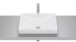 Roca Lavoar Ona A32768K000, montare in blat, 50 x 38 cm, FineCeramic, Alb (A32768K000)