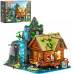 Lumibricks Jucarie creativa Lumibricks Lumibricks Waterfall Hut, construction toy (L9083)
