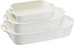Staub Staub Ofenformenset 3-tlg. Keramik, rechteckig, weiß (1008693)