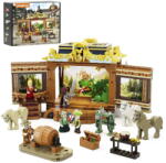 Lumibricks Jucarie creativa Lumibricks Lumibricks Medieval Troop Carriage, Construction Toy (L9063)