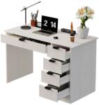  IFJÚSÁGI SZÁMÍTÓGÉPES ÍRÓASZTAL - MODERN , 120 CM-ES, 5 Fiókkal