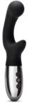 Le Wand Vibrator XO le Wand, 15 Moduri Vibratii, 6 Intensitati de Viteza, Silicon, USB, Negru, 19 cm Vibrator
