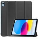 Gigapack Tok álló, bőr hatású (aktív FLIP, oldalra nyíló, TRIFOLD, asztali tartó) FEKETE - Apple Ipad 11(2025) (GP-132719) (GP-132719)